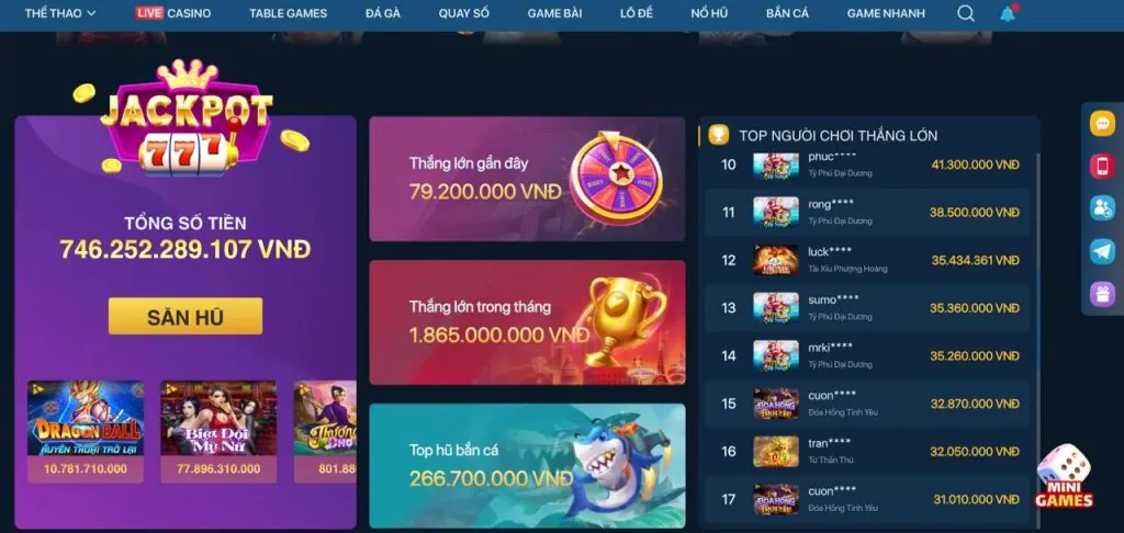Các loại trò chơi slot tại 88xx đăng ký